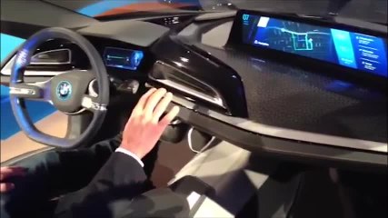 Tableau de bord BMW i8 _ CES 2016