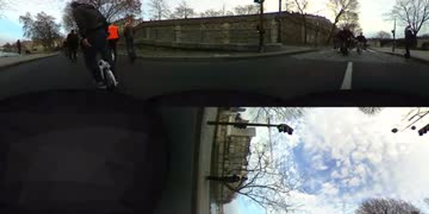 Test de l'actioncam hémisphérique 360Fly