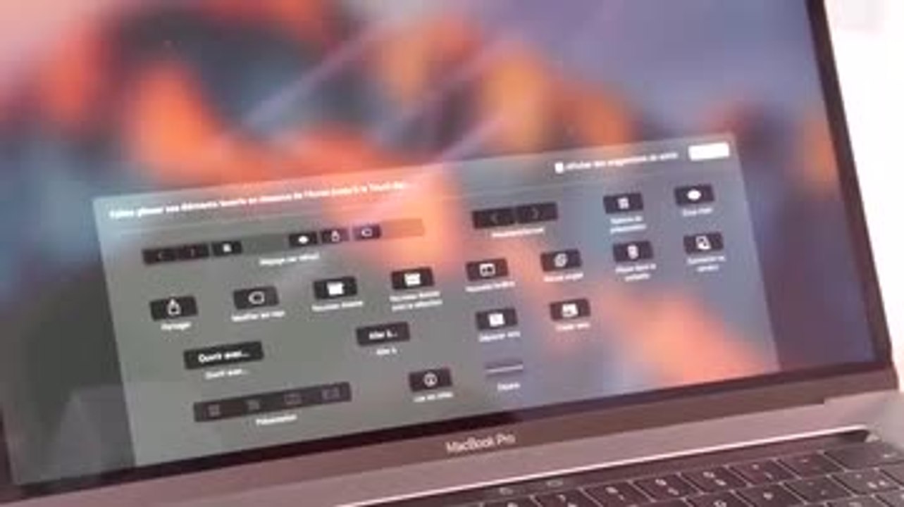 A quoi sert la Touch Bar du nouveau MacBook Pro 15 pouces