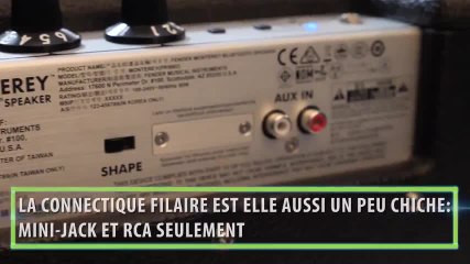 Enceinte Bluetooth Fender Monterey : le concentré de décibels
