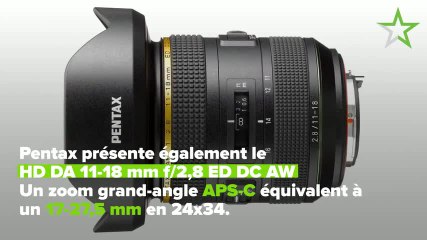 Pentax présente un 35mm f/2 et un zoom 11-18mm f/2.8