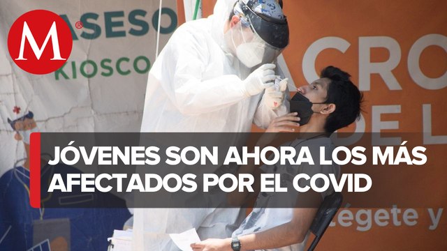 Jóvenes saturan módulos de pruebas covid-19 en CdMx