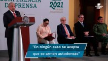 AMLO rechaza creación de “Los Machetes” para enfrentar inseguridad en Chiapas