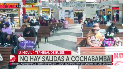 La Paz: Por bloqueos en Parotani suspenden salida de buses a Cochabamba y Santa Cruz