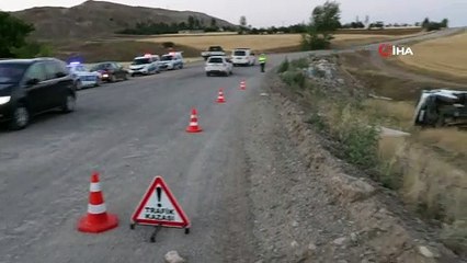 Kurban pazarından dönerken tarlaya uçtular: 3 yaralı