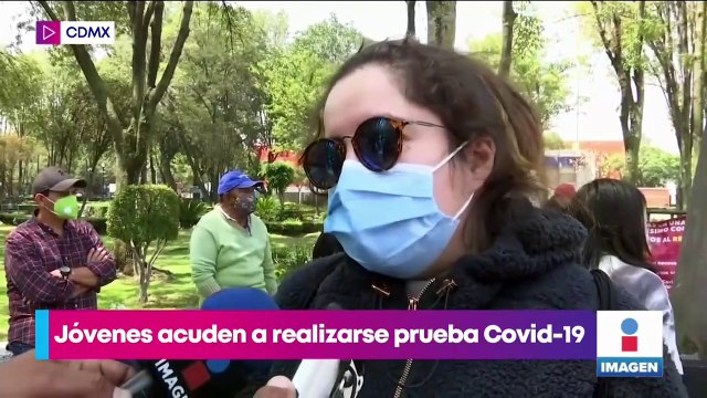 Aumenta la afluencia de jóvenes en CDMX para pruebas rápidas Covid