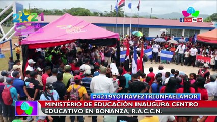 Ministerio de Educación inaugura Centro Educativo en Bonanza, RACN