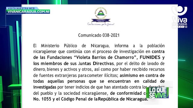 Autoridades realizan investigaciones contra fundaciones acusadas de lavado de dinero
