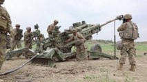 US Military News • US Soldiers Fires a M777 Howitzer • Fort Irwin, Calif July 12 - 2021