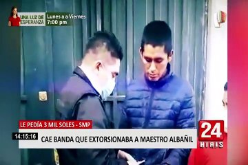 Cae banda que extorsionaba a maestro albañil en SMP