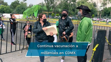 Corriendo millennials no llegan a vacuna