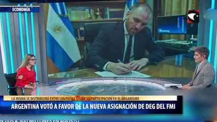 Argentina votó a favor de la nueva asignación de DEG del FMI