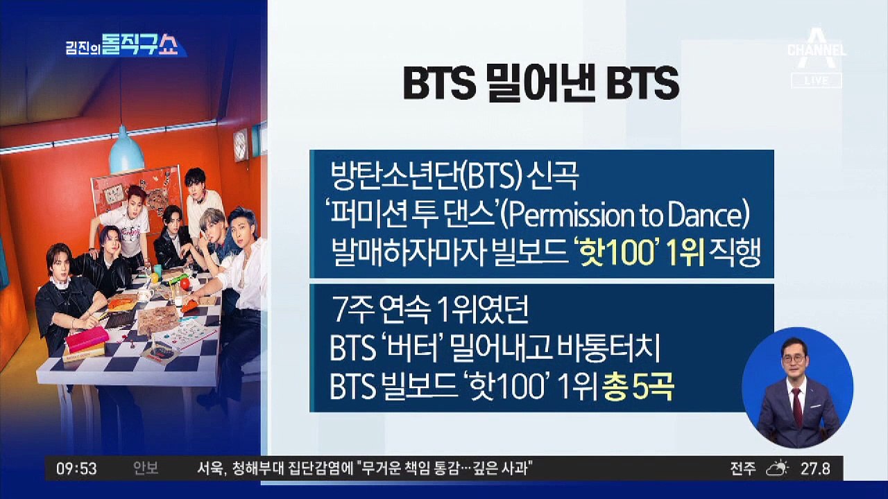 [핫플]BTS 밀어낸 BTS…버터 이어 또 빌보드 1위