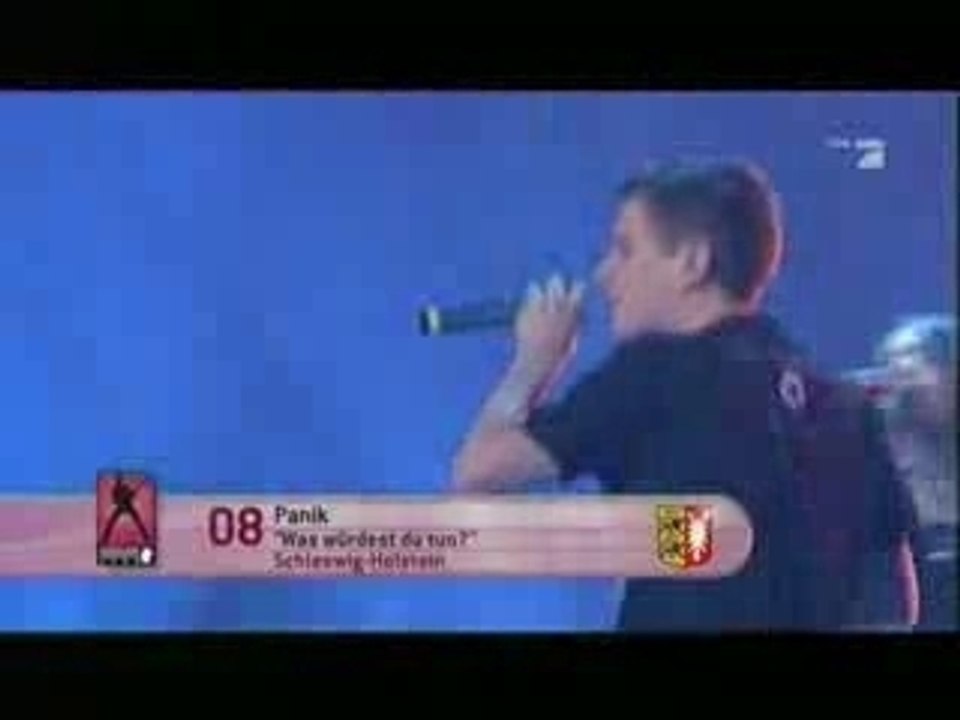 Panik - Was würdest du tun!  Bundesvision Song Contest 2008