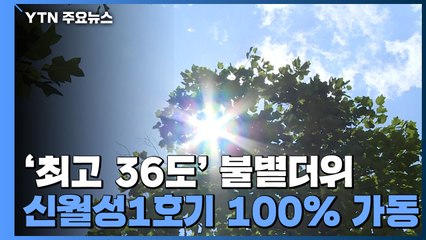 오늘 최고 36도 불볕더위...신월성1호기 최대 출력 가동 / YTN