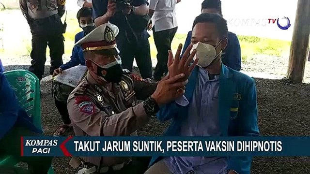 Unik! Polres Mojokerto Siapkan Layanan Hipnoterapi Selama Proses Vaksinasi Covid-19