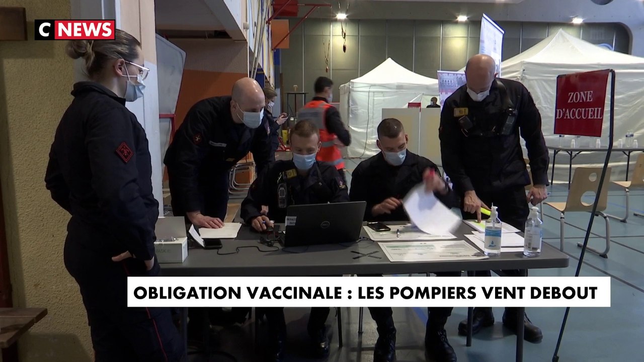 Obligation vaccinale : les pompiers vent debout