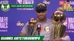 Giannis Antetokounmpo after winning 2021 NBA Championship and Finals MVP | Postgame Interview