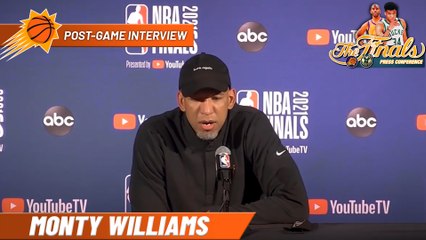 Monty Williams Very Choked Up After Finals Loss | Postgame Interview