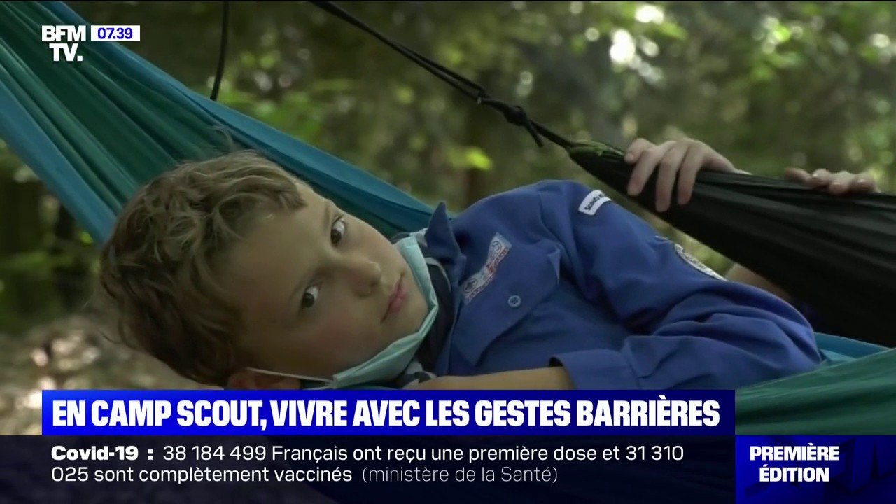 Covid-19: les camps scouts ne baissent pas la garde avec les gestes barrières