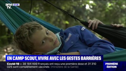 Covid-19: les camps scouts ne baissent pas la garde avec les gestes barrières