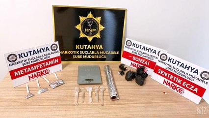 Kütahya'da uyuşturucu operasyonuna 2 tutuklama