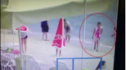 SİLİVRİ'DEKİ PLAJDA HIRSIZLIK KAMERADA