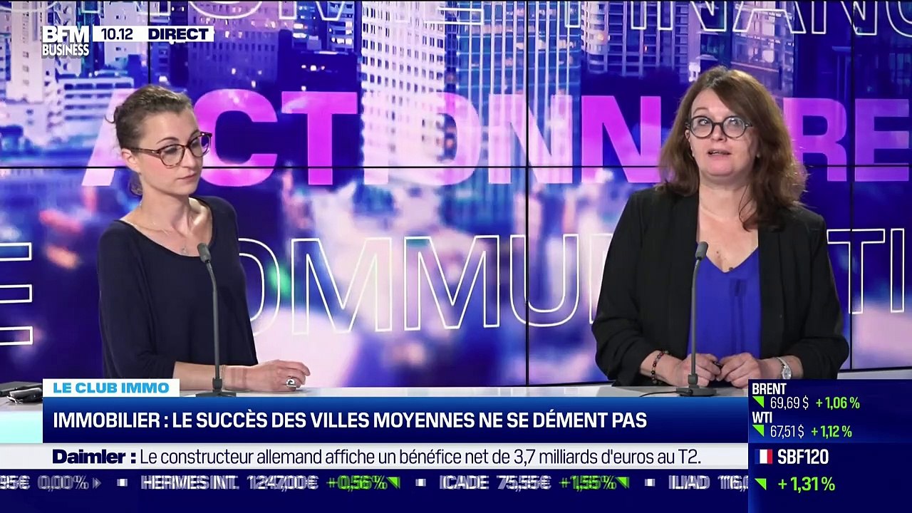 Le club BFM immo (1/2): Immobilier, le succès des villes moyennes ne se dément pas - 21/07