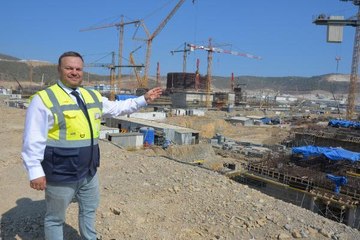 DHA, AKKUYU NGS'NİN İNŞAAT SAHASINA GİRDİ