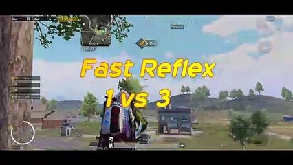 1vs3 Pubg Mobile Hardcore Reflex