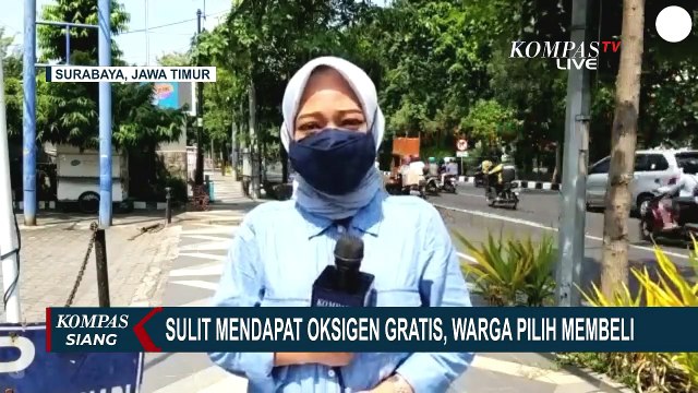 Sulit Mendapat Tabung Oksigen Gratis, Warga Pilih Antre Membeli di Depo Isi Ulang