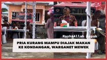 Viral Momen Pria Kurang Mampu Diajak Makan ke Kondangan, Warganet Ikut Mewek
