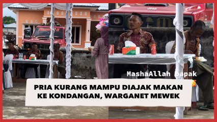 Viral Momen Pria Kurang Mampu Diajak Makan ke Kondangan, Warganet Ikut Mewek