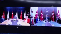 AK Parti ile MHP heyetleri video konferans aracılığıyla bayramlaştı