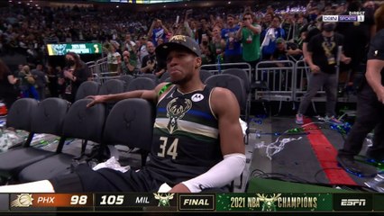 NBA - Les larmes de Giannis, épuisé mais comblé