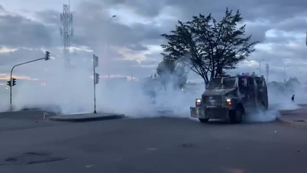 Vuelven las protestas a las calles de Bogotá