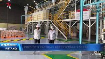 Presiden Jokowi Kunjungi Gudang Bulog