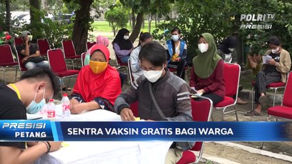 Sentra Vaksin Gratis Bagi Warga di GOR Cendrawasih Cengkareng