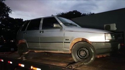 Ao ir para o trabalho, dono reconhece carro furtado, chama PM e consegue recuperá-lo