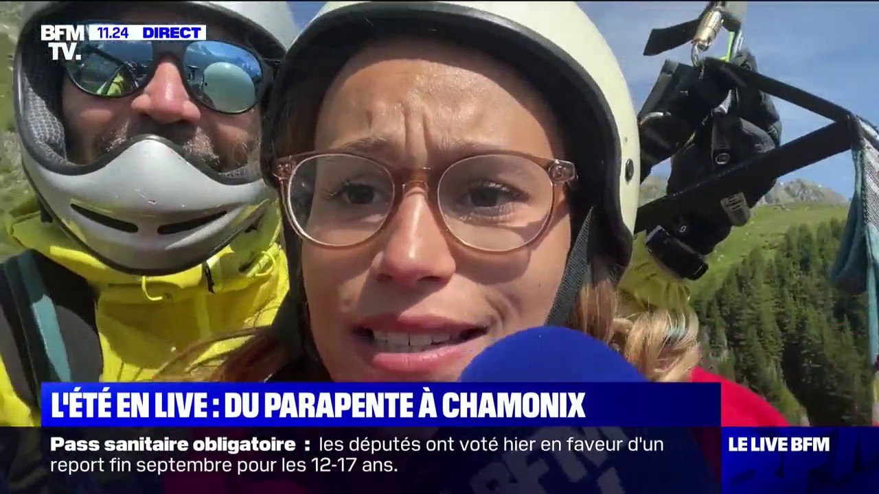 L'été en live: notre reporter prend son envol en parapente depuis Chamonix  - Vidéo Dailymotion