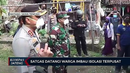 Satgas Datangi Warga Imbau Isolasi Terpusat