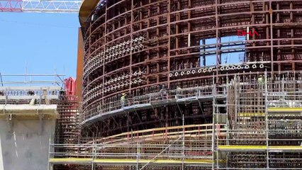 Dev inşaat ortaya çıktı