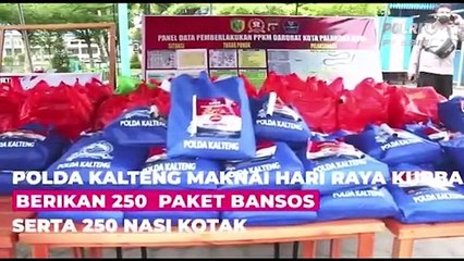 Polda Kalteng Maknai Idul Adha Dengan Berbagi