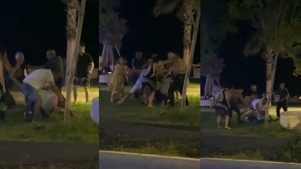 Antalya’da ‘niye baktın’ kavgasında yumruklar konuştu