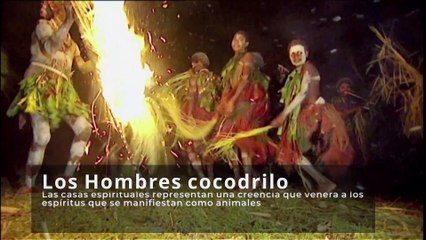 Los ‘hombres cocodrilo’ de Papúa Nueva Guinea