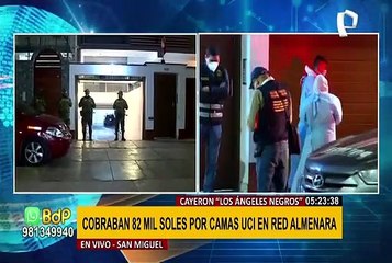 Cayeron “Los  Ángeles Negros”: cobraban 82 mil soles por una cama UCI en el Hospital Almenara