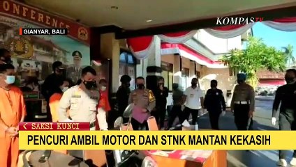 Mantan Kekasih Curi Sepeda Motor Untuk Judi Online