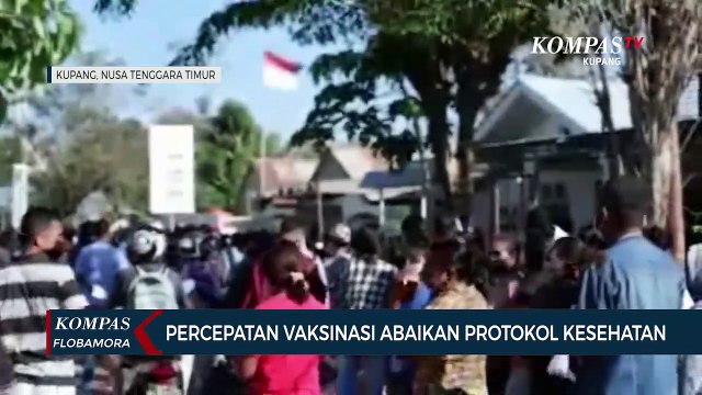 Percepatan Vaksinasi di Kota Kupang Abaikan Protokol Kesehatan