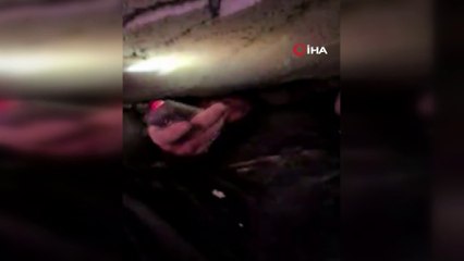 AFAD’ın zorlu mücadelesi kameralara yansıdı