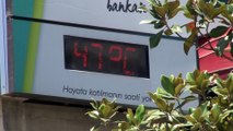 Elazığ’da termometreler 47 dereceyi gösterdi, caddeler boş kaldı
